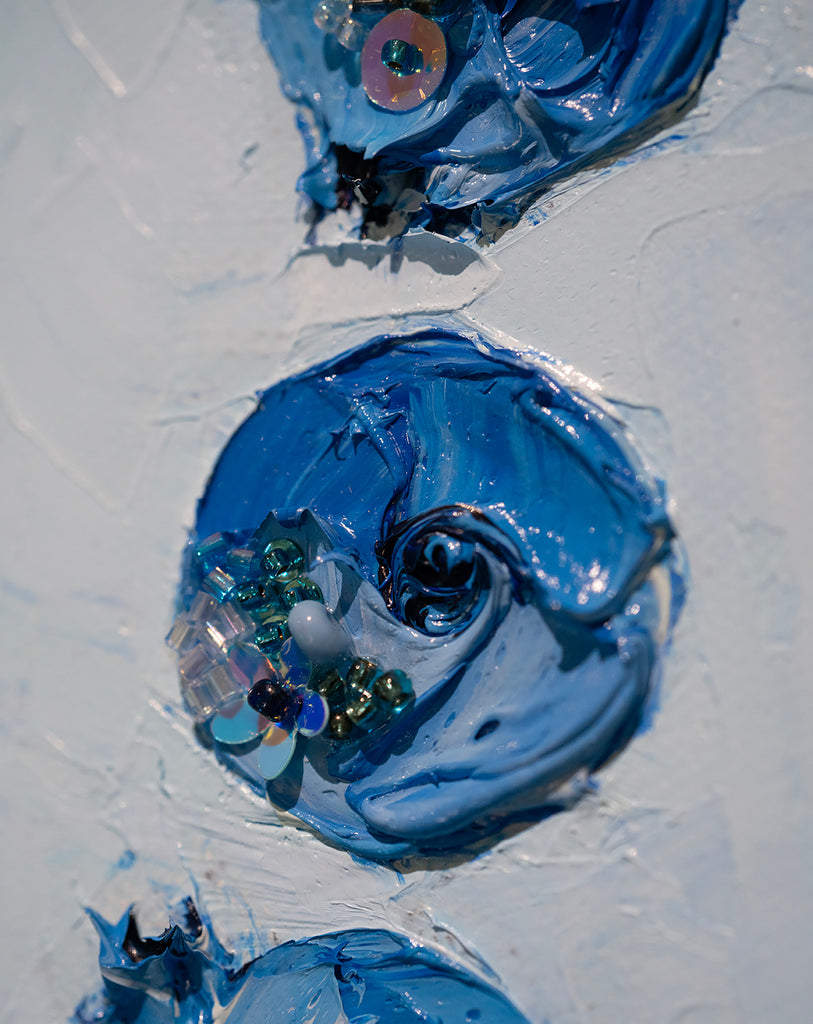 "Jubilee Blueberries Jewel" -5" x 5" x 1.5"