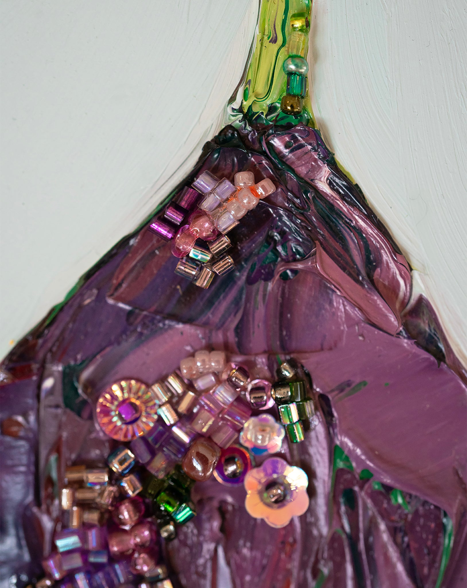 Commission Collaboration | "Bling Bling Black Madeira Fig" -6" x 6" x 7/8"