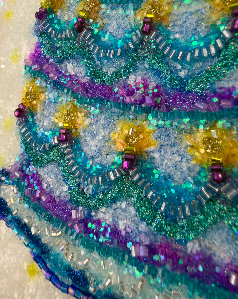 Midnight Moon With My Cake -7.5” x 5.5”