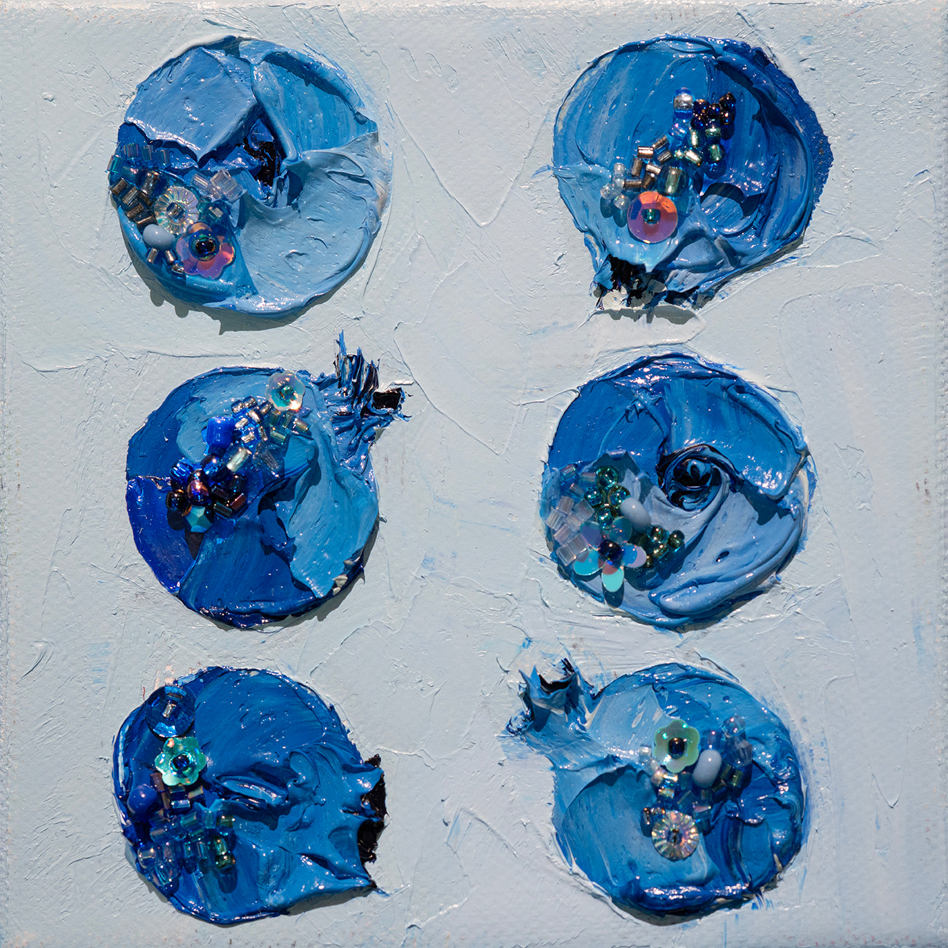 "Jubilee Blueberries Jewel" -5" x 5" x 1.5"