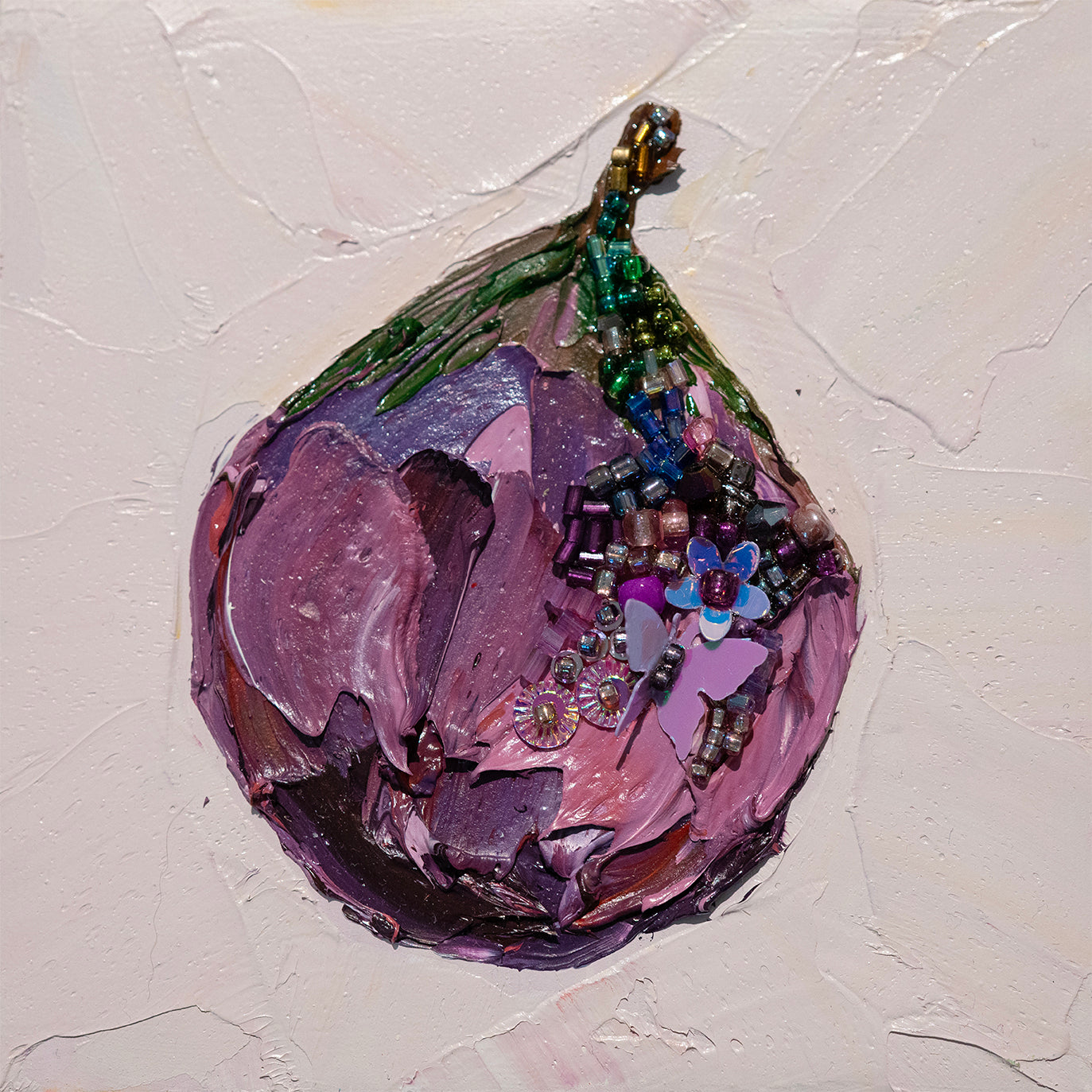 "Sparkling Punch Berry Fig" -4" x 4" x 7/8"