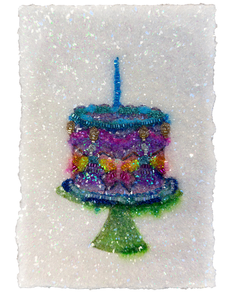 A Lilac Marpesia Butterfly Cake Please  -7.5” x 5.5”