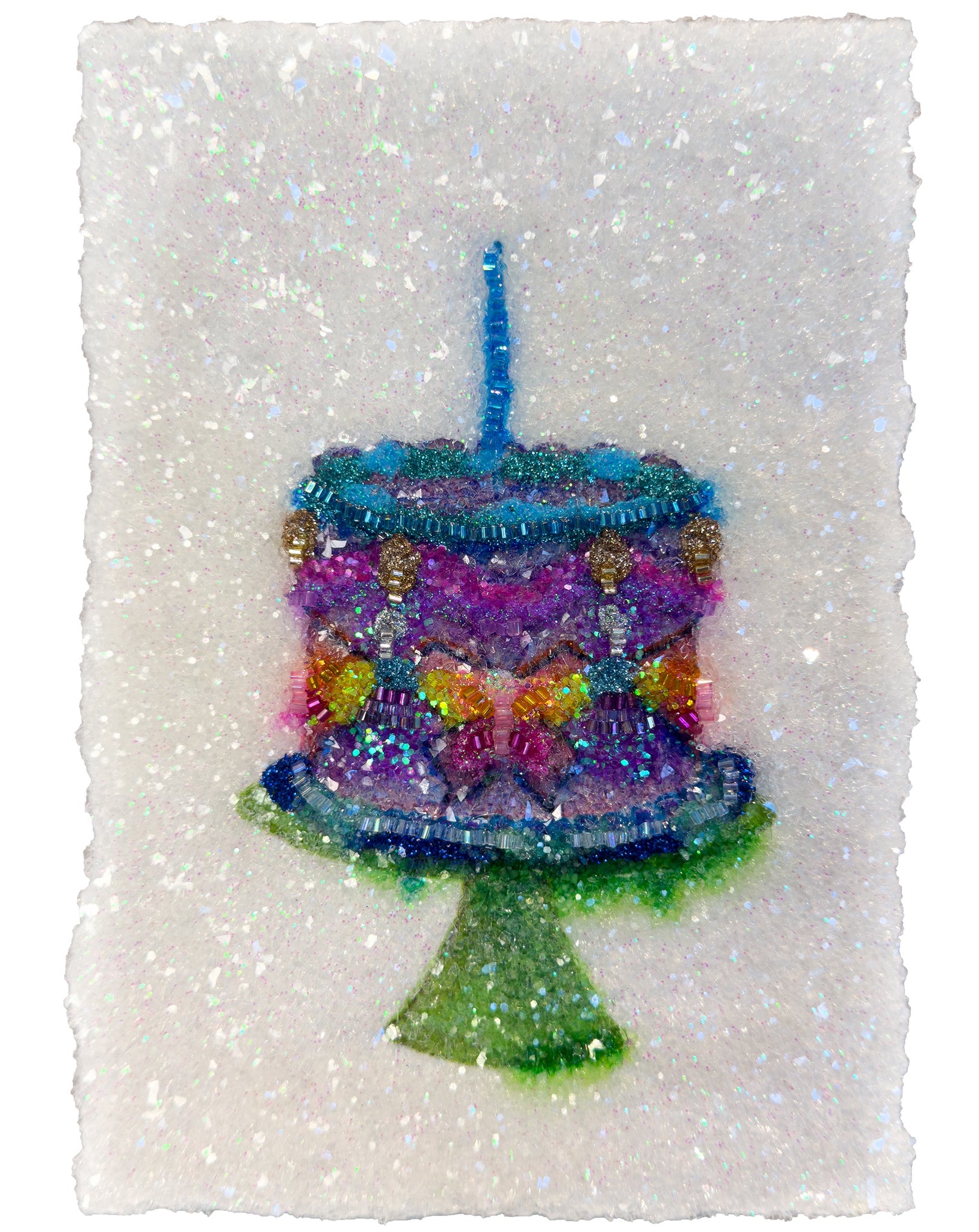 A Lilac Marpesia Butterfly Cake Please  -7.5” x 5.5”