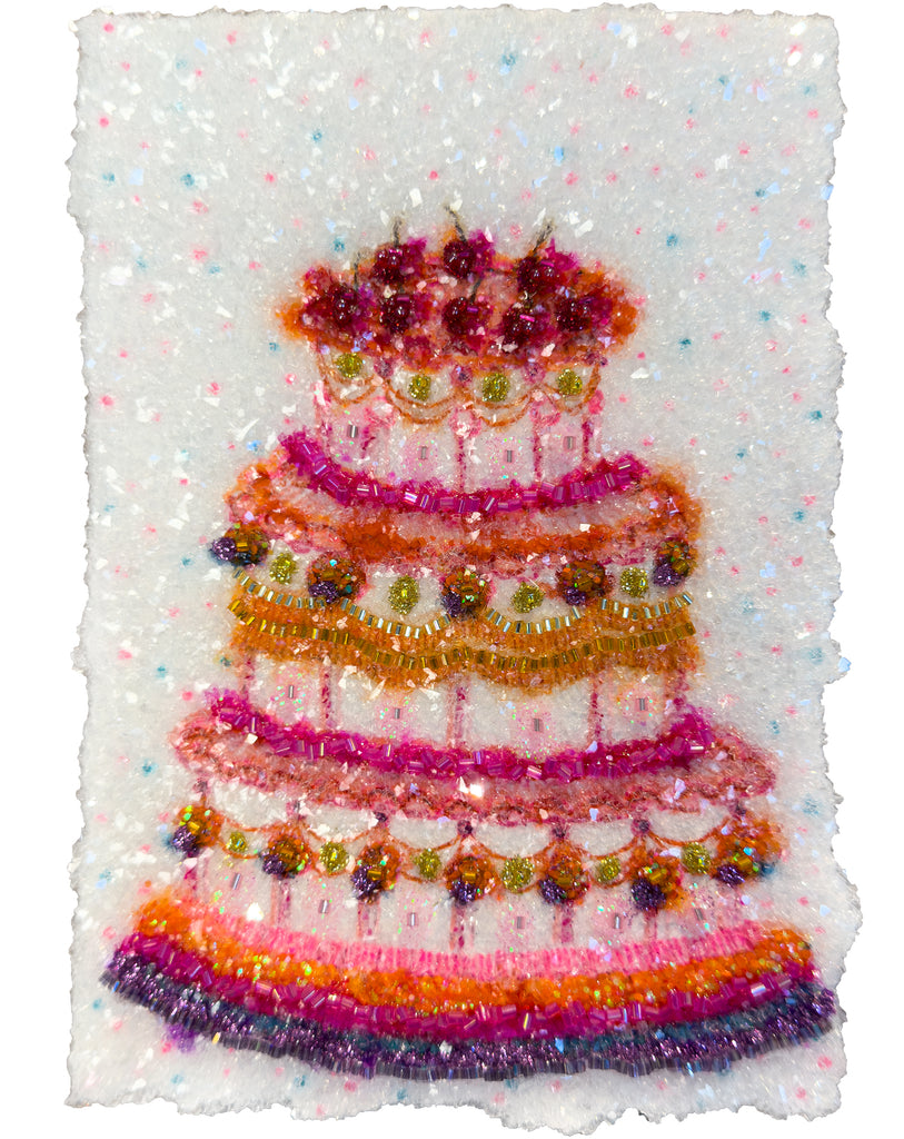 Just One More Cherry on This Stunning Cake   -7.5” x 5.5”