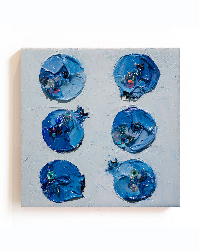 "Jubilee Blueberries Jewel" -5" x 5" x 1.5"