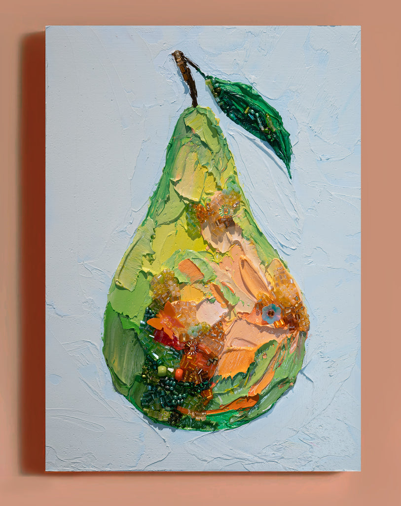 "Bling Bling Concorde Pear" -7" x 5" x 7/8"