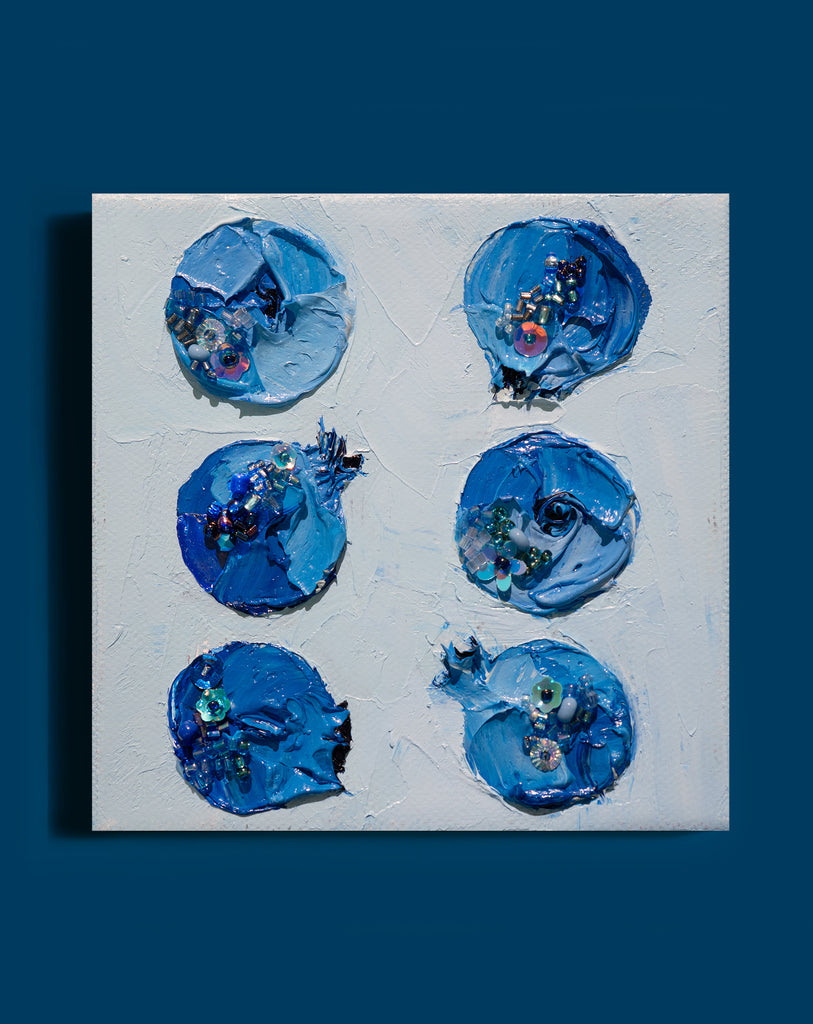 "Jubilee Blueberries Jewel" -5" x 5" x 1.5"