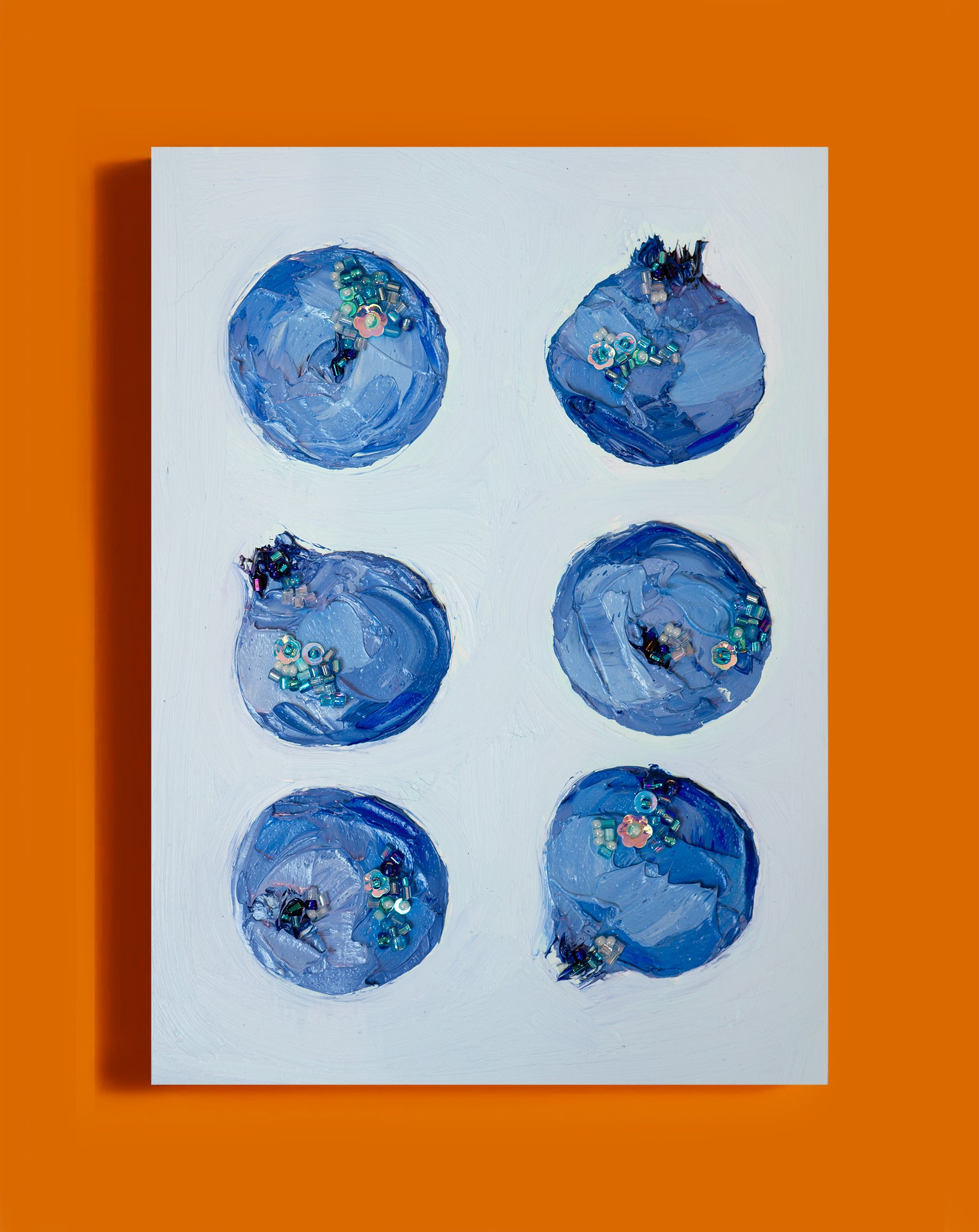 Commission Collaboration | "Chandler Blueberry Gem" -10" x 8" x 7/8"