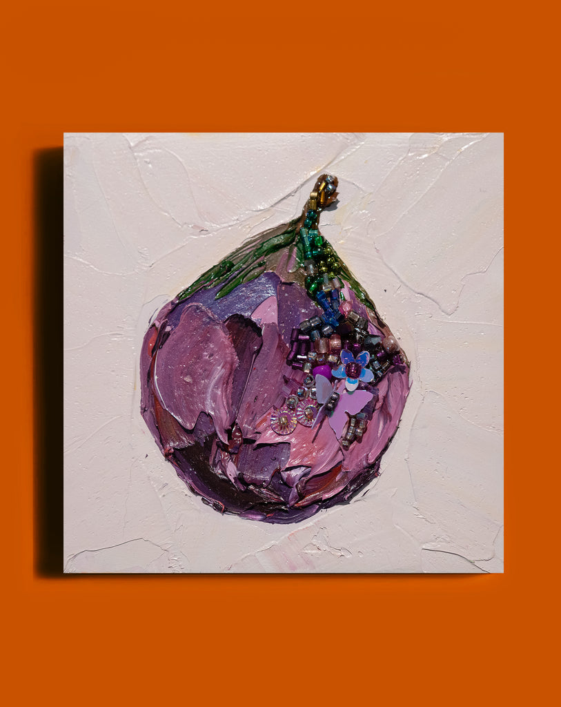"Sparkling Punch Berry Fig" -4" x 4" x 7/8"