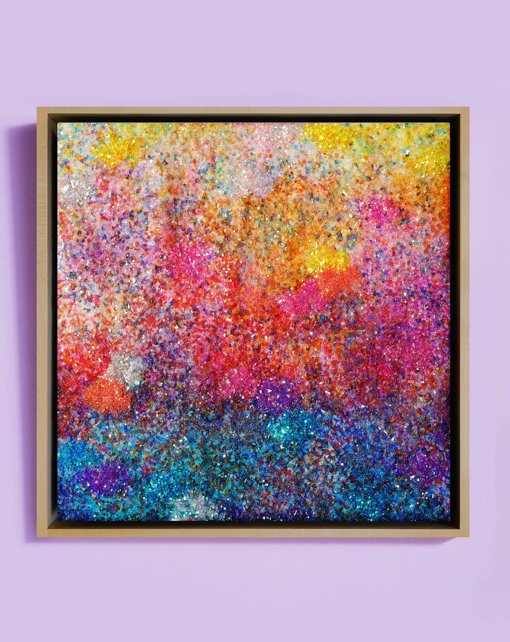 This Beautiful Sunset Reminds Me of You -11.25" X 11.25" X 2.5" Framed