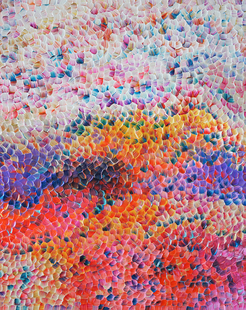 "Pink Sandy Beach" -Giclee Fine Art Print