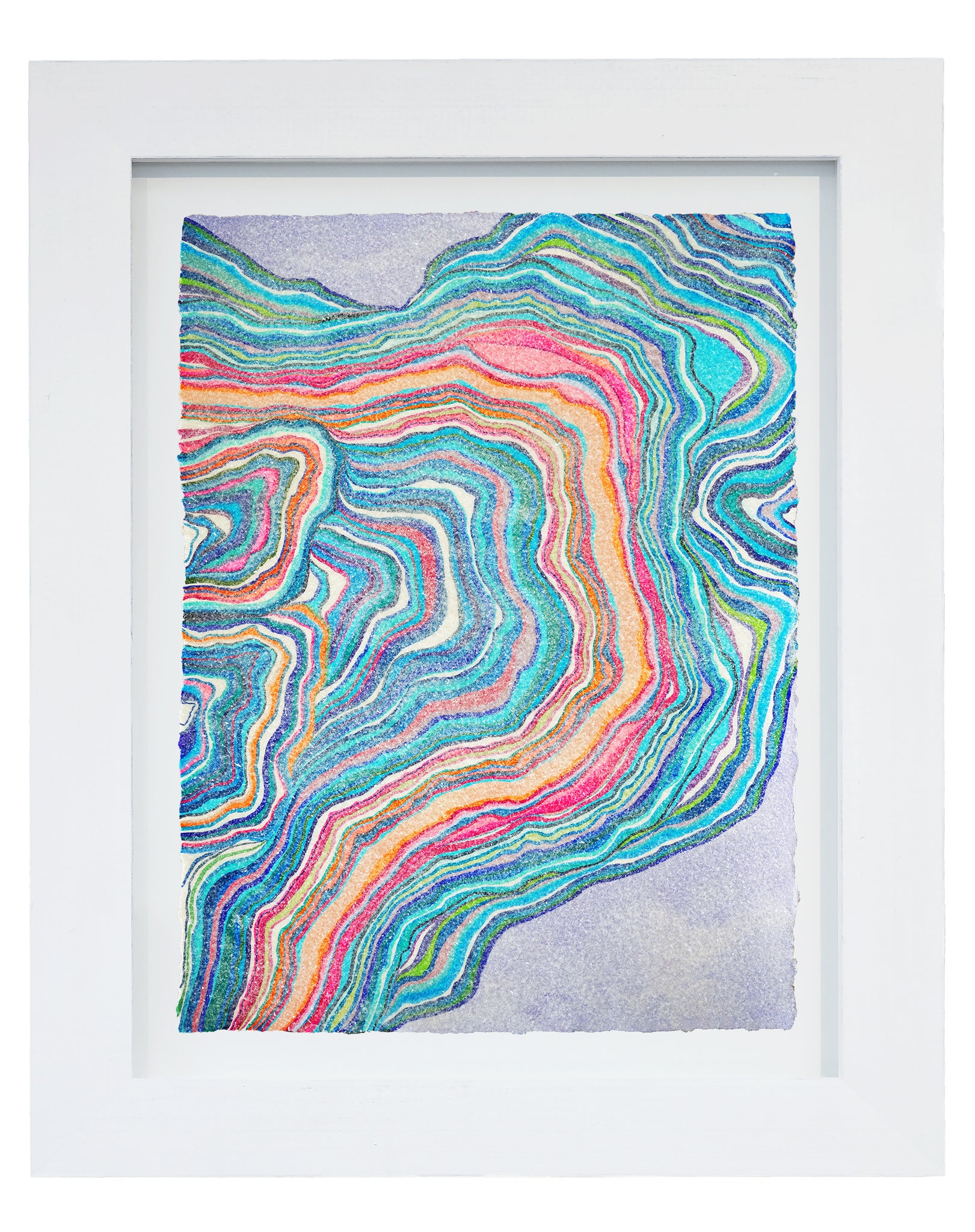 Lineation No. 38 -36" X 28" Framed