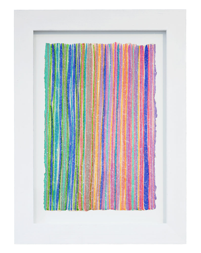 Lineation No. 13 -17" X 13" Framed