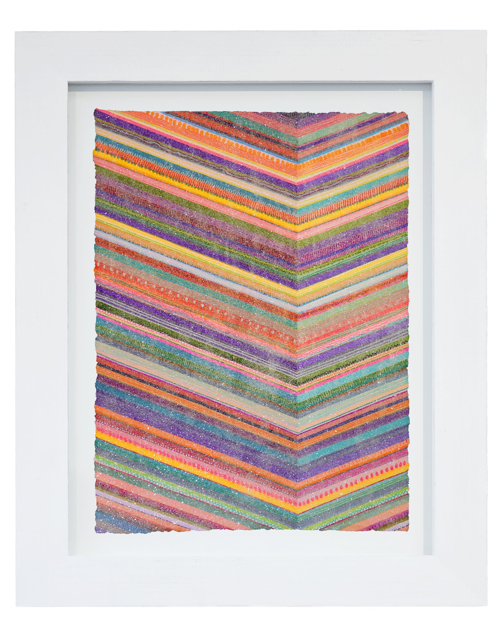 Lineation No. 17 -36" X 28" Framed